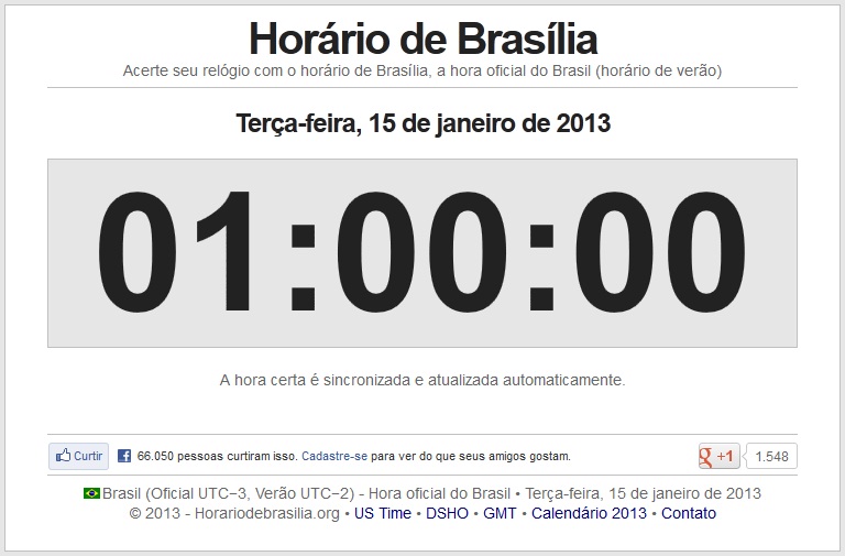 Horario De Brasilia Blog De Joao Veloza